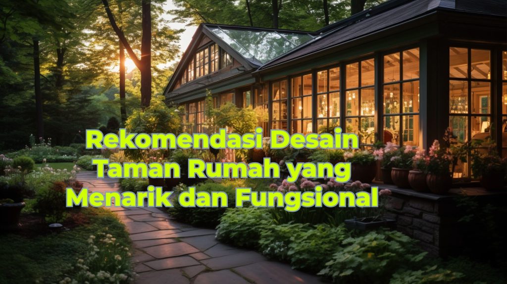 Rekomendasi Desain Taman Rumah yang Menarik dan Fungsional