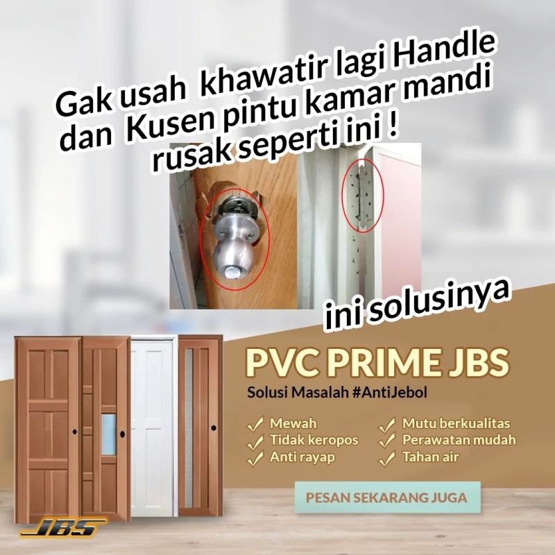 7 Kelebihan & Kekurangan Pintu Kamar Mandi PVC