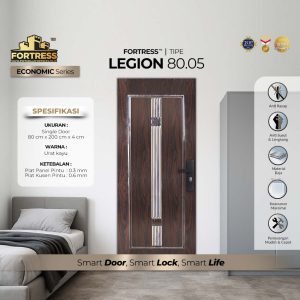 Pintu Baja Fortress Tipe LEGION 80.05 Motif