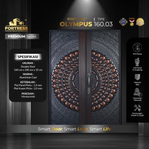 Pintu Fortress Tipe OLYMPUS 160.03 Bahan Baja