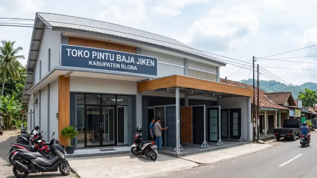 Toko Pintu Baja Jiken Kabupaten BLORA